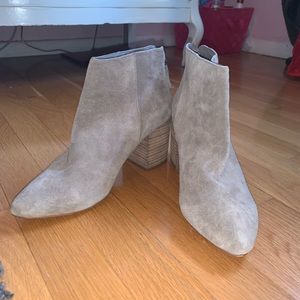 Beige/Brown Steve Madden Booties